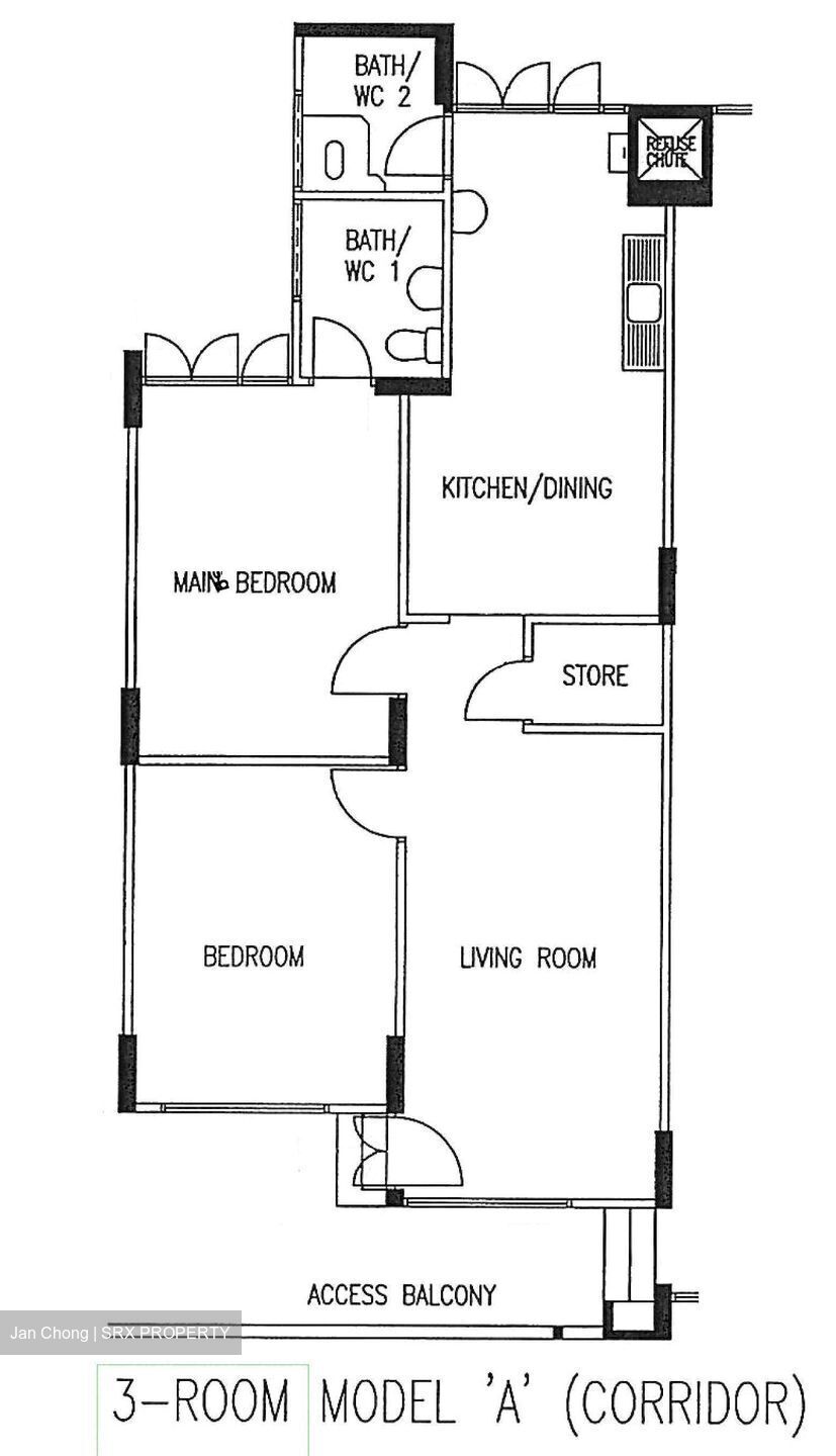 Blk 167 Bukit Batok West Avenue 8 (Bukit Batok), HDB 3 Rooms #614170551